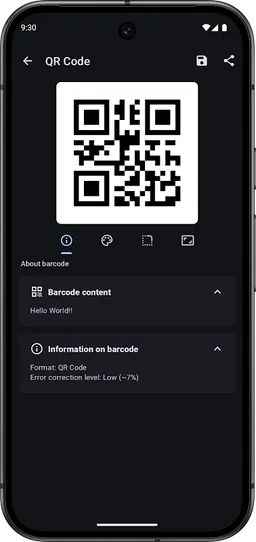 Scanner: QR Code and Products screenshot 5