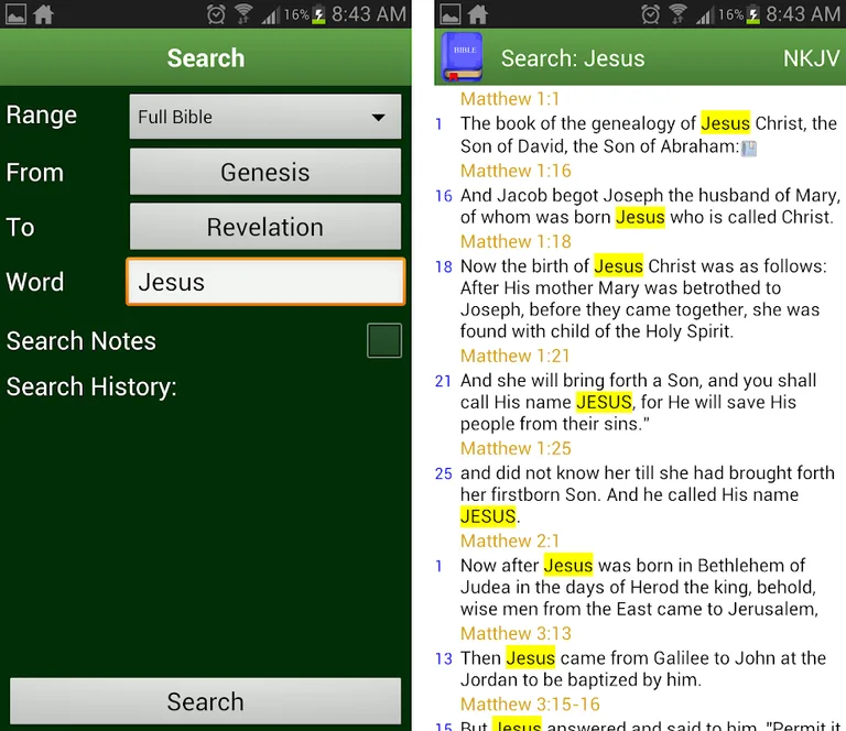 Bible Bookmark (Free) screenshot 7