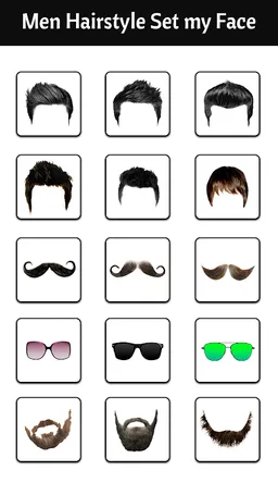 Men Hairstyle Set my Face screenshot 2