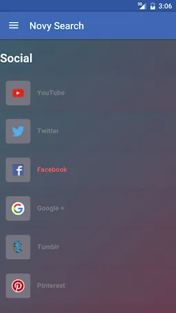 Novy Search screenshot 1