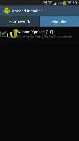 Wanam Xposed screenshot 1