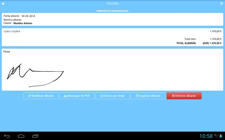 FacturaDirecta Clásico screenshot 23