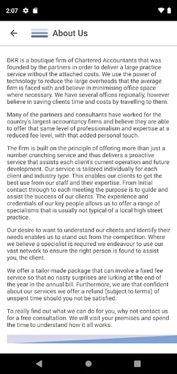 DKR Chartered Accountants screenshot 2