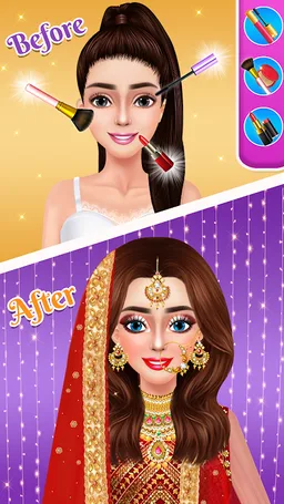 Bridal Dress Up- Makeup Game. screenshot 4