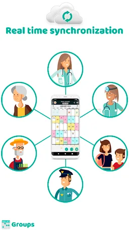 GROUPS work & family calendar screenshot 2