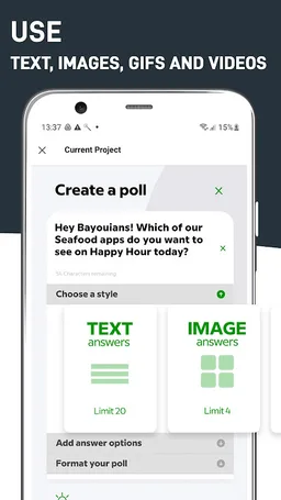 Pollinate Multimedia Polls screenshot 3