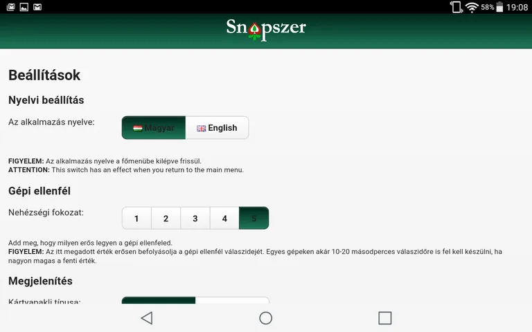 Snapszer (Schnapsen, 66) screenshot 8
