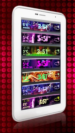 Cool Weather Clock Widget screenshot 6