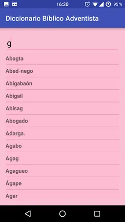 Diccionario Bíblico Adventista screenshot 3