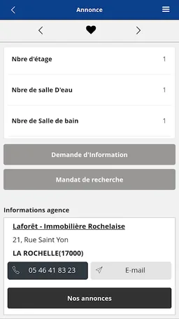 LAFORET IMMOBILIER LA ROCHELLE screenshot 2