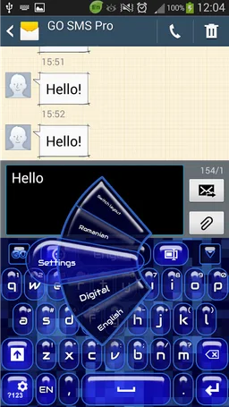 Blue Keyboard screenshot 1