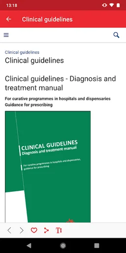 MSF Medical Guidelines screenshot 2