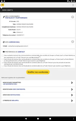 Mon Espace La Poste Mobile screenshot 3