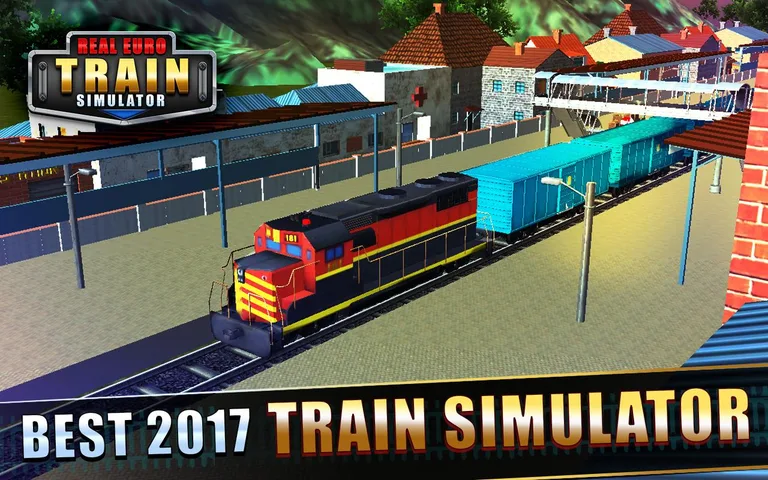 Real Euro Train Simulator -  3D Driving Game 2020 screenshot 5