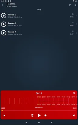 AudiRecord audio recorder screenshot 4