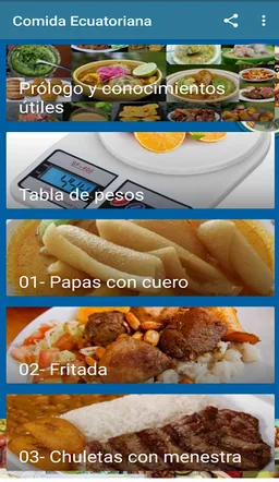 Cocina Ecuatoriana screenshot 5