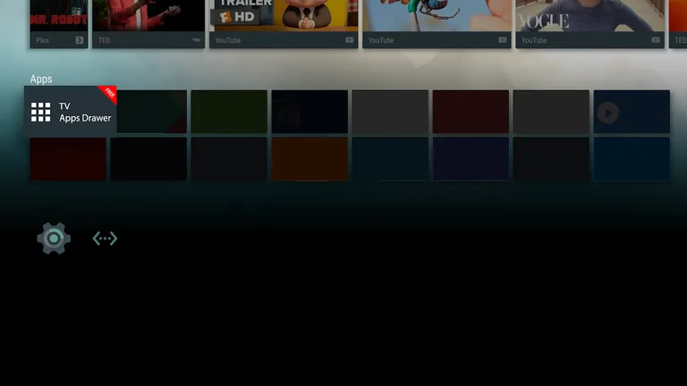 TV Apps Drawer Free screenshot 1