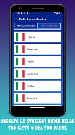 Radio Amore Messina Italia App screenshot 3