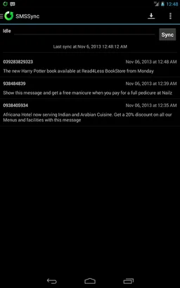 SMSSync SMS Gateway screenshot 2