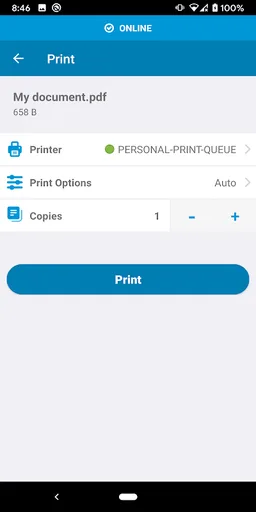 HP Advance screenshot 2