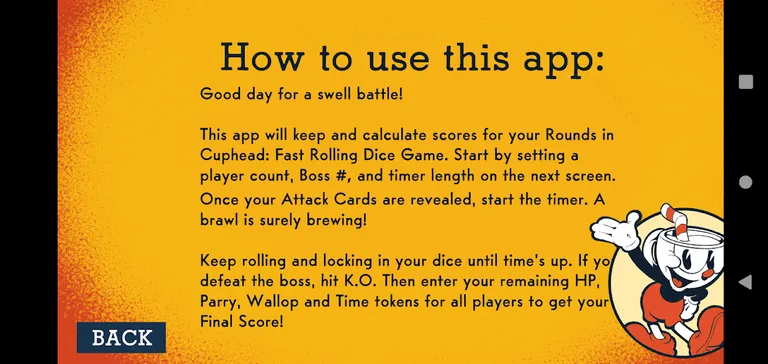 Cuphead Fast Rolling Dice Game screenshot 4