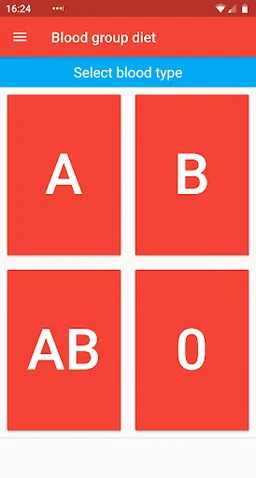 Diet for every blood group screenshot 1