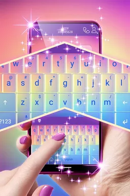 Free Colorful Keyboard screenshot 1