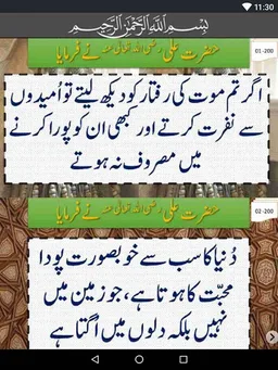 Aqwal e Hazrat Ali RA screenshot 11