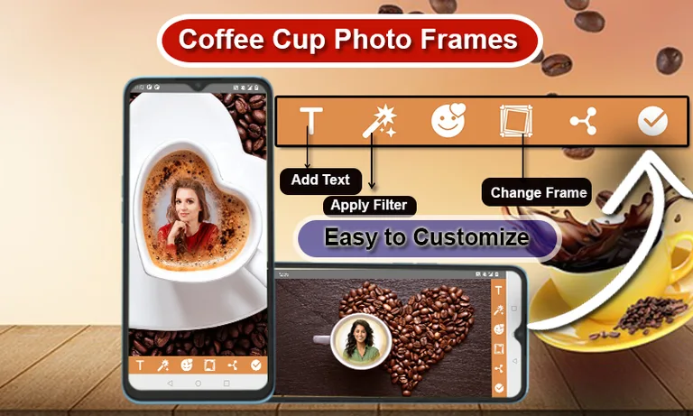 Coffee mug photo editor screenshot 4