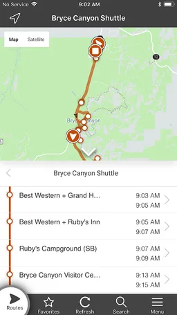 Bryce Canyon Shuttle screenshot 1