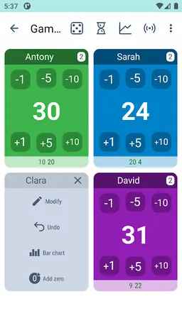 Score tracker screenshot 3