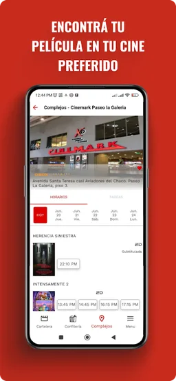 Cinemark Paraguay screenshot 6