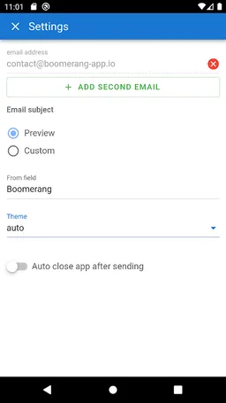 Boomerang : Email myself screenshot 3
