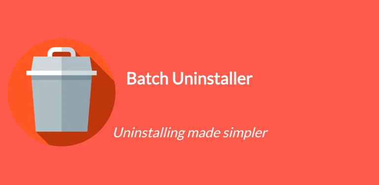 Batch Uninstaller cover image