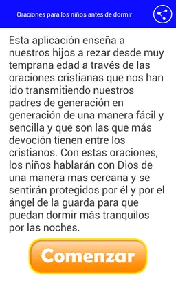 Oraciones infantiles noche screenshot 2