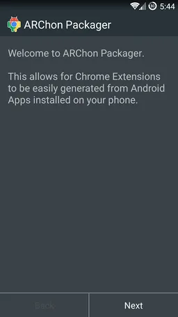 ARChon Packager screenshot 1