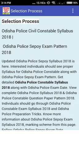 Odisha Police Constable Exam Preparation App screenshot 3