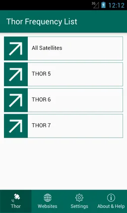 Thor Frequency List screenshot 8