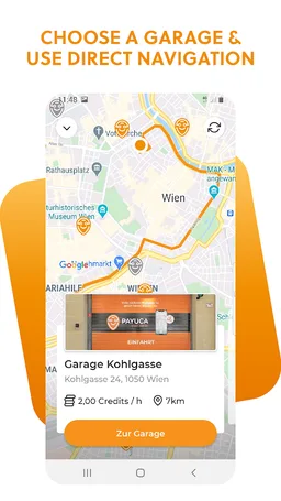 PAYUCA, smart parking Vienna screenshot 3
