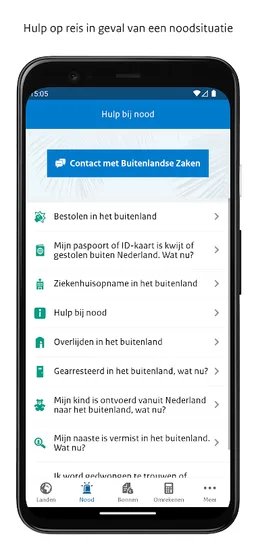 Reisapp screenshot 2