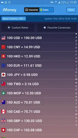 iMoney - Currency Converter screenshot 2
