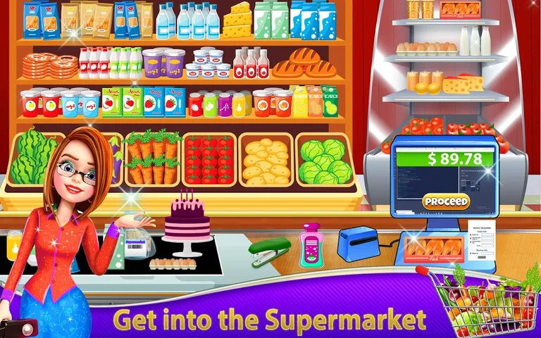 🛍️🏬Supermarket Grocery Shopping: Mall Girl Games screenshot 6