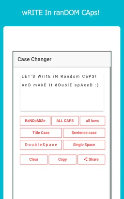 Case Changer - Random Caps screenshot 8
