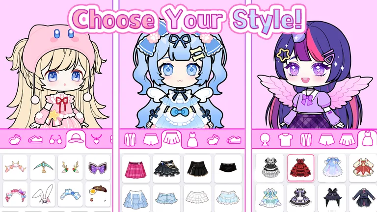 Vlinder doll：dress up games screenshot 4