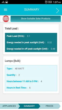 Indian Solar Calculator screenshot 3