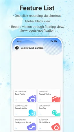 Background Camera ~ Very Safe screenshot 1
