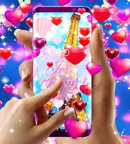 New paris love live wallpaper screenshot 4