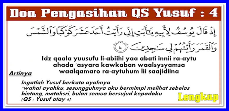 Surat Yusuf Doa Pengasihan cover image