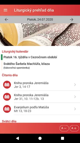 Liturgické čítania screenshot 1