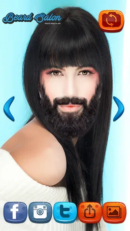 Beard Salon Photo Booth App screenshot 2